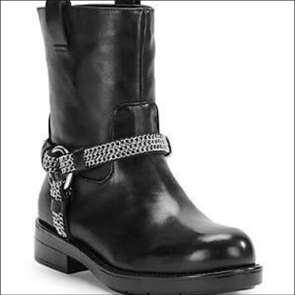 karl lagerfeld biker boots